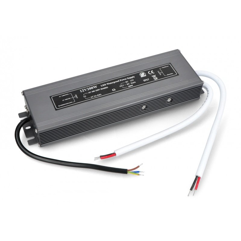 Napájecí zdroj pro LED pásky a vodotěsné pásky - 12V / 16,7A /