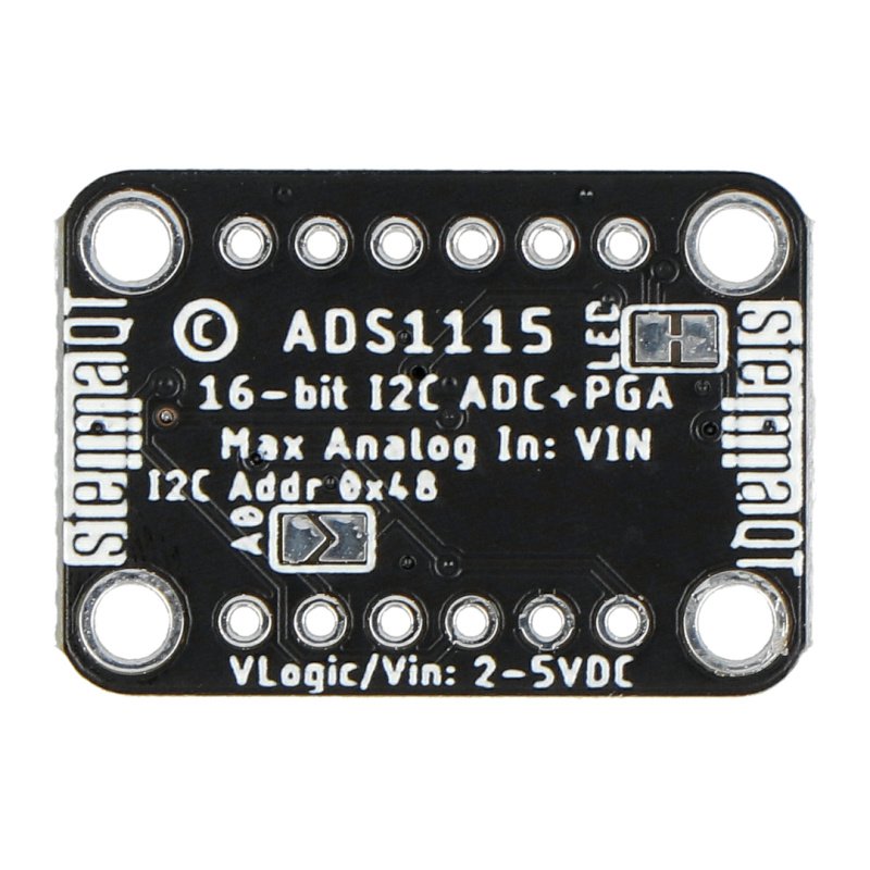 ADS1115 - ADC 16bitový 4kanálový převodník I2C se softwarovým