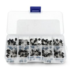 Sada bipolárních tranzistorů NPN a PNP TO-92 - 10 hodnot - 200 ks. ...