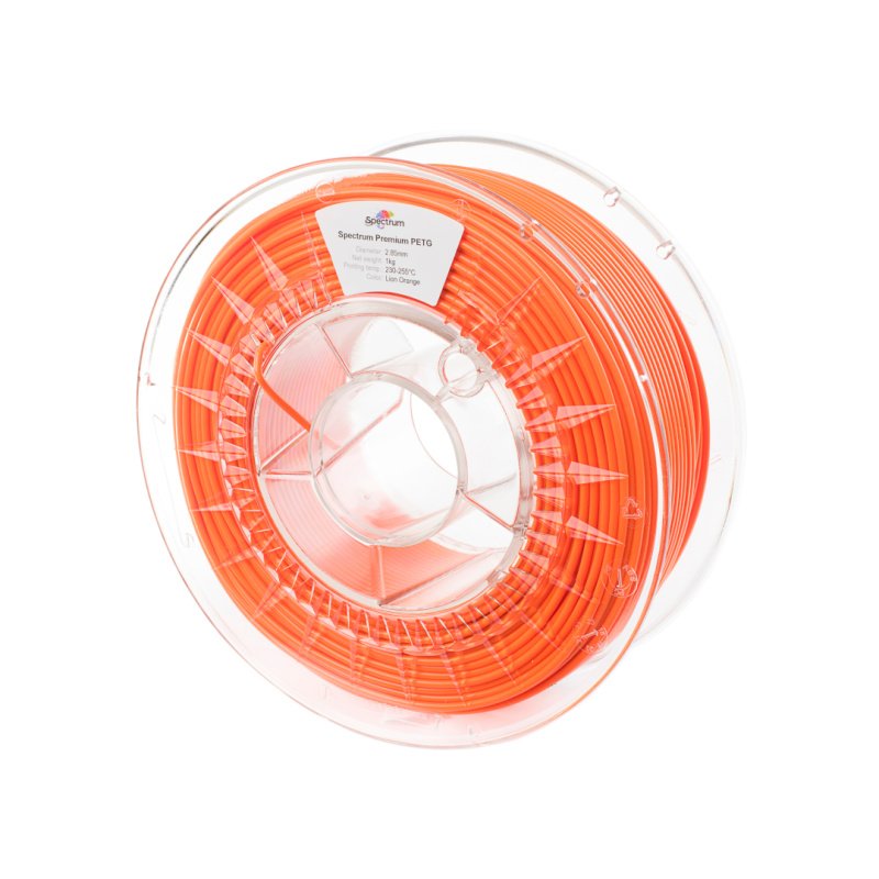 Filament Spectrum PETG 2,85mm 1kg - Lion Orange