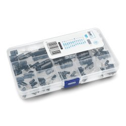 Sada elektrolytických kondenzátorů THT - justPi - 107 ks.