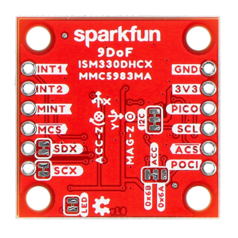 SparkFun 9DoF IMU Breakout - ISM330DHCX, MMC5983MA (Qwiic)