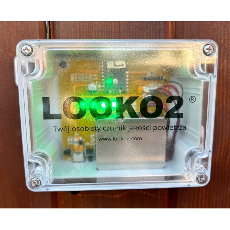 LookO2 v4F - bezobsługowy czujnik smogu / pyłu / czystości