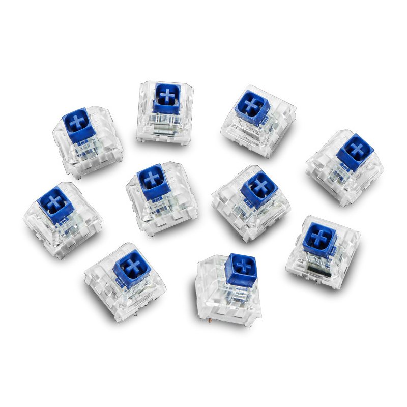 Kailh Mechanical Key Switches - Clicky Navy Blue - 10 pack -