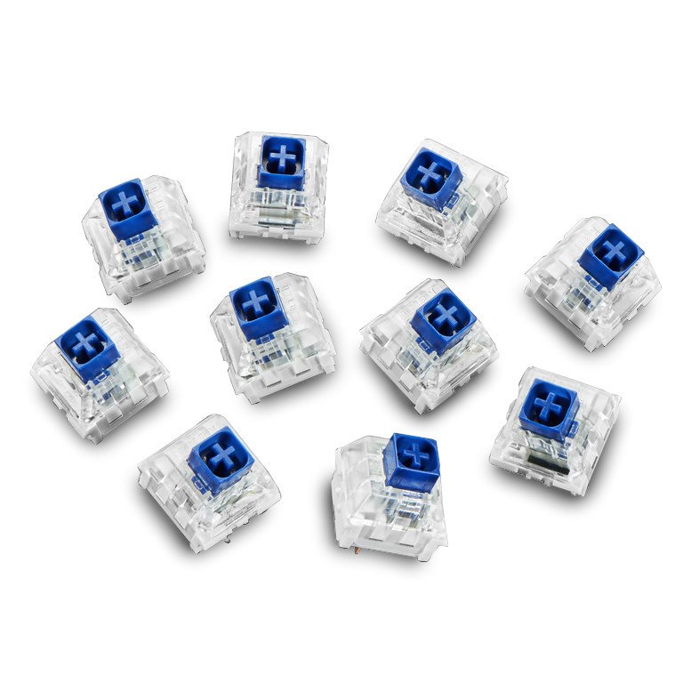Kailh Mechanical Key Switches - Clicky Navy Blue - 10 pack -