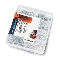 Sada šroubů, podložek a matic - 330 ks.