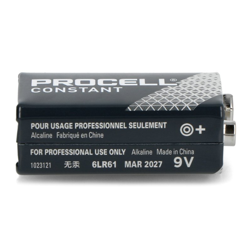 Alkalická baterie Duracell Procell Constant 9V 6LR61