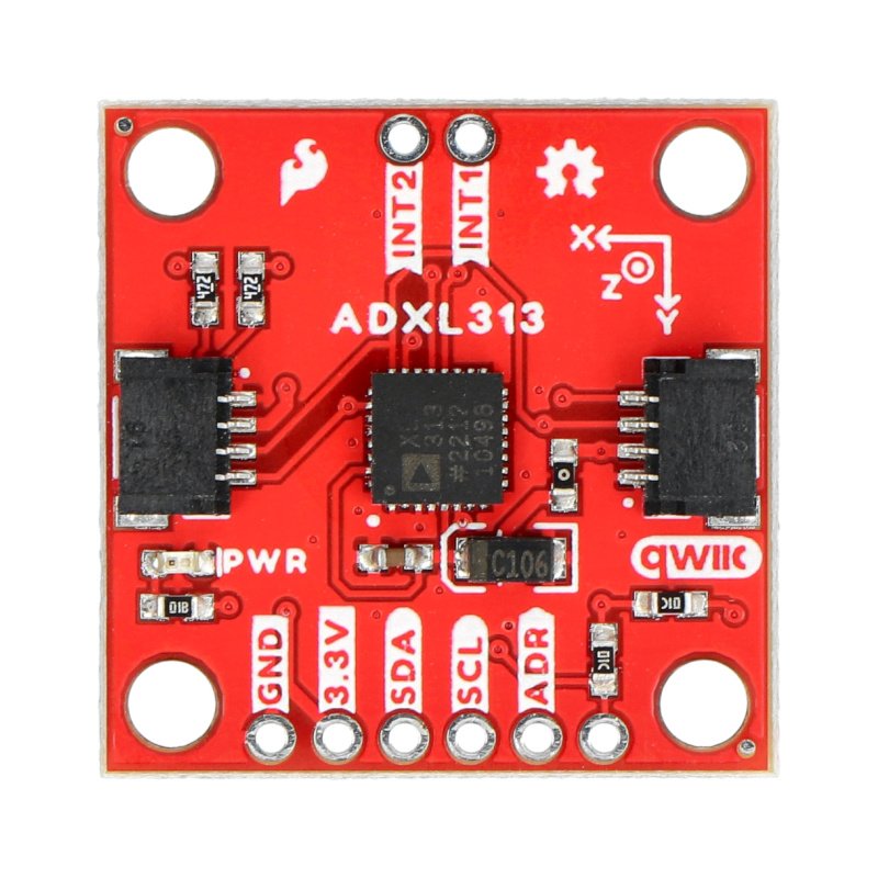 ADXL313 - tříosý akcelerometr I2C / SPI Qwiic - SparkFun