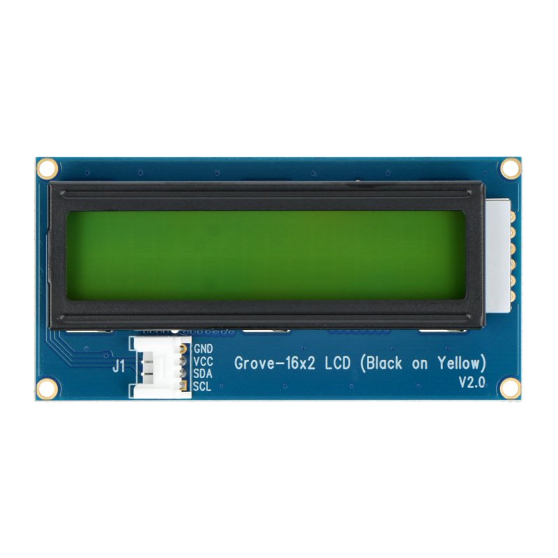 Grove - LCD 2x16 I2C žluto-černý displej s podsvícením