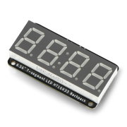 Assembled Adafruit 0.56" 4-Digit 7-Segment Display - w/ I2C