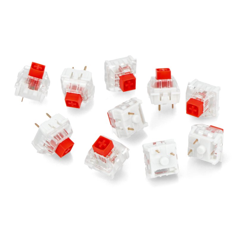 Kailh Mechanical Key Switches - Linear Red - 10 pack - Cherry