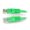 Patchcord Ethernet UTP 5e 3m - zelený - zdjęcie 1