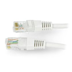 Patchcord Ethernet UTP 5e 10m - bílý