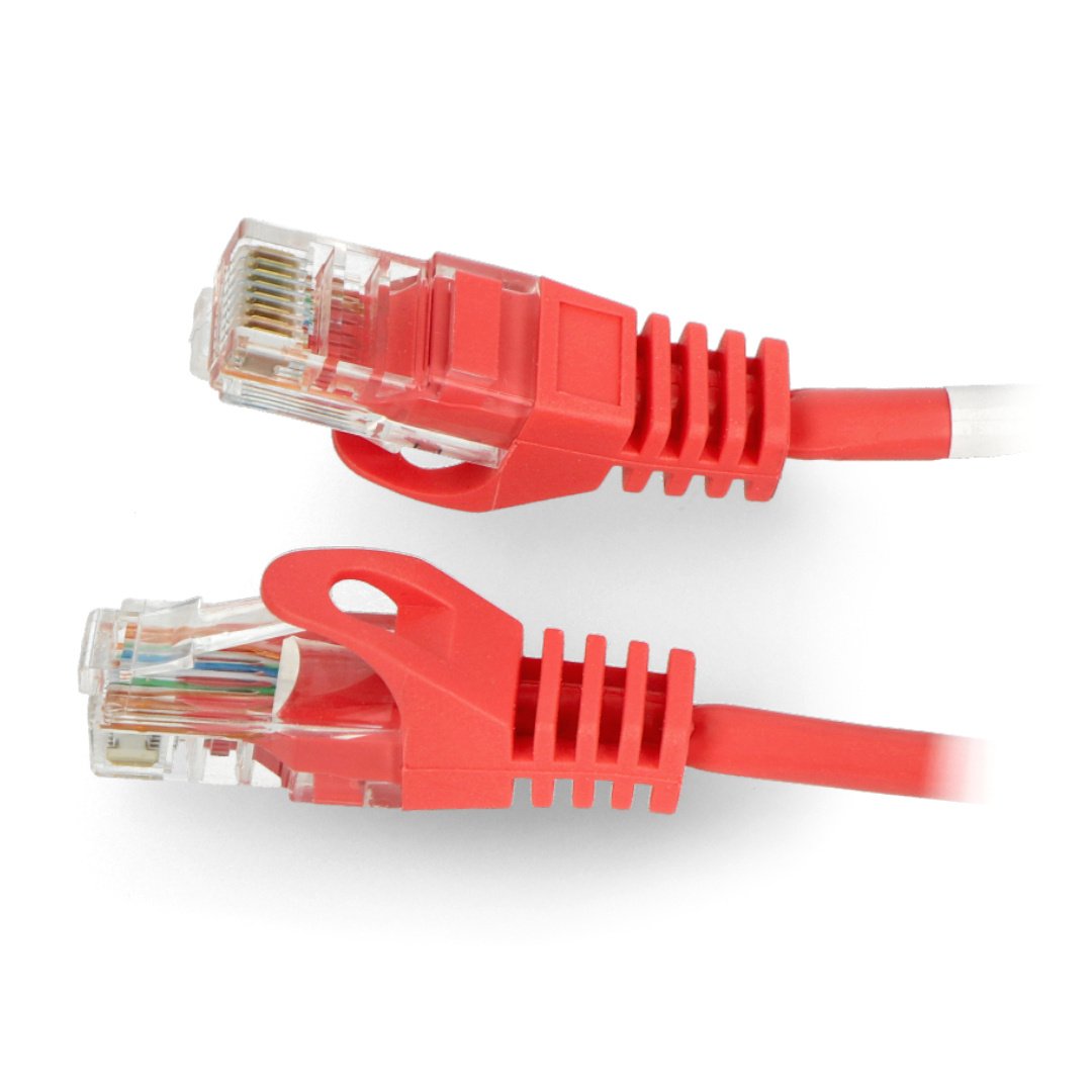 Lanberg Ethernet Patchcord UTP 5e 1,5m - červený
