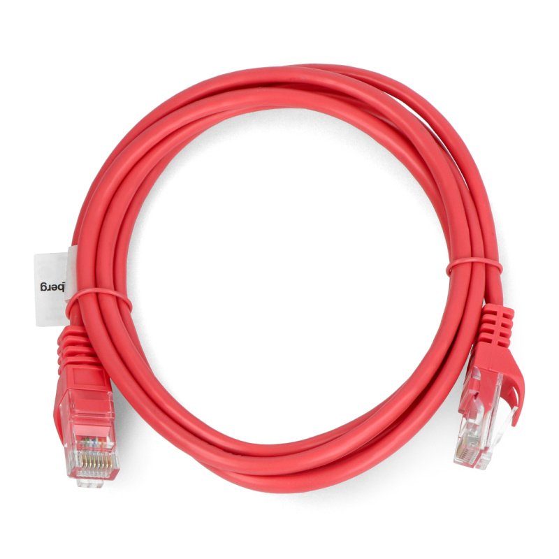 Lanberg Ethernet Patchcord UTP 5e 1,5m - červený