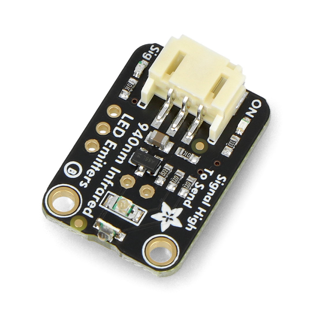 Vysoce výkonný infračervený LED zářič - modul s IR zářičem - STEMMA JST PH 2 mm - Adafruit 5639