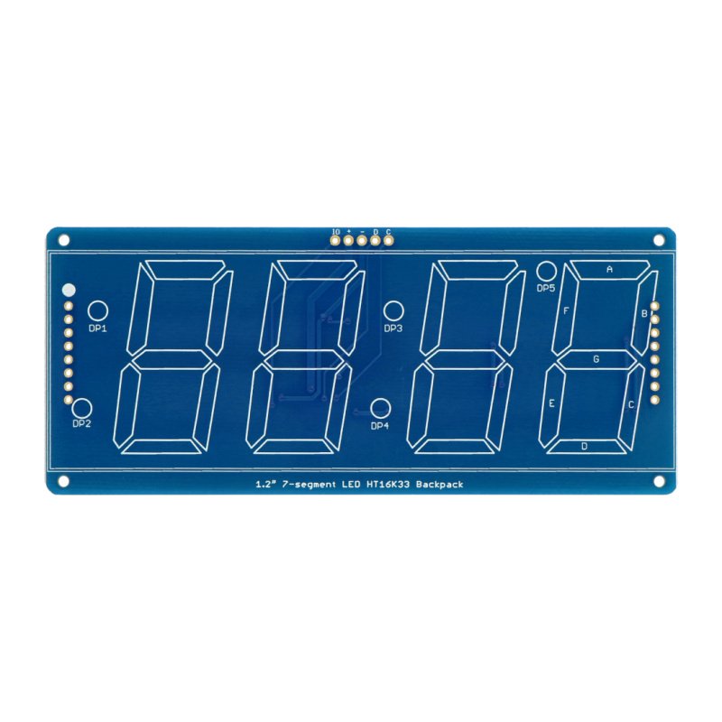 Adafruit 1.2" 4-Digit 7-Segment Display w/I2C Backpack - Red