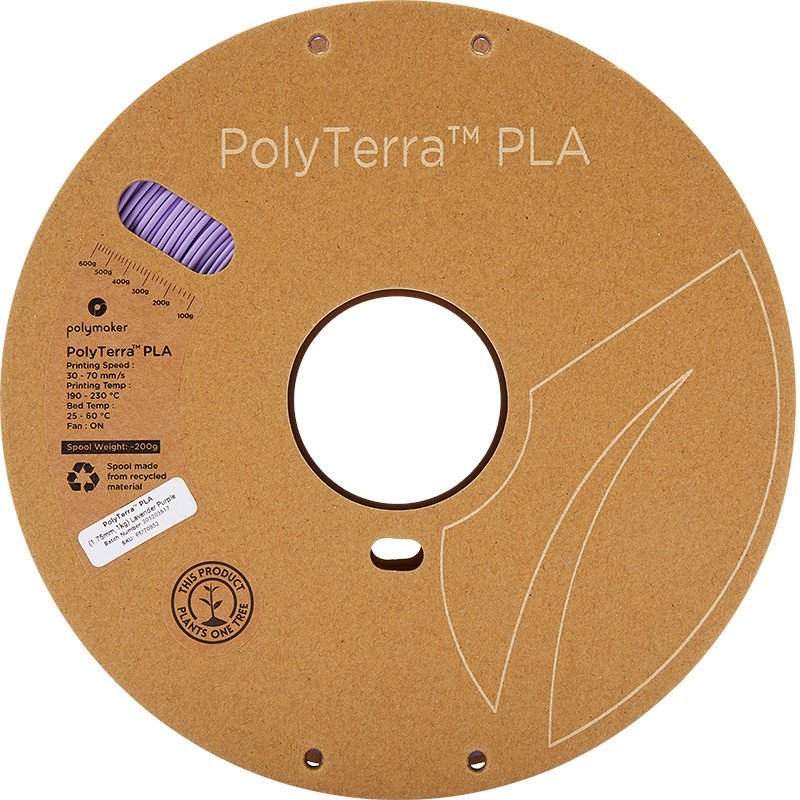 PolyTerra™ PLA (1.75 mm, 1 kg) (Lavender Purple)