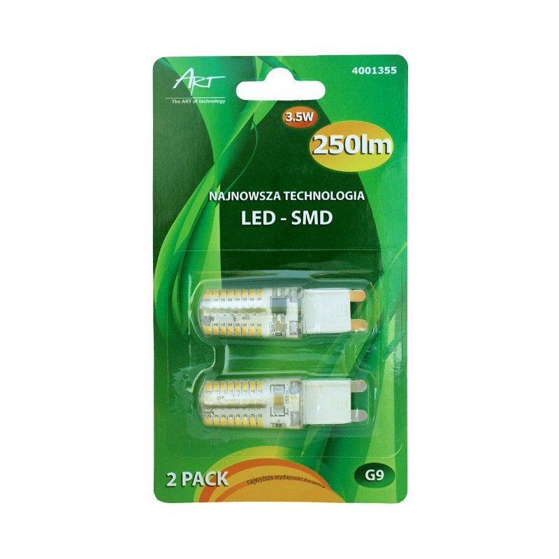 LED ART žárovka, G9, 3,5W, 250lm