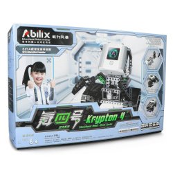 Abilix Krypton 4 V2 EDU - STEM vzdělávací robot - 1,3GHz / 943 bloků pro stavbu 22 projektů s instrukcemi PL - sada s učebnicí