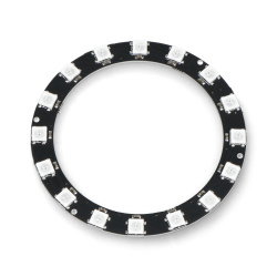 RGB LED prsten WS2812B 5050 x 16 LED - 68mm