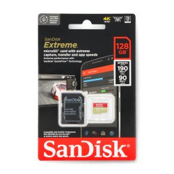Paměťová karta SanDisk microSDXC 128 GB Extreme 190 MB / s