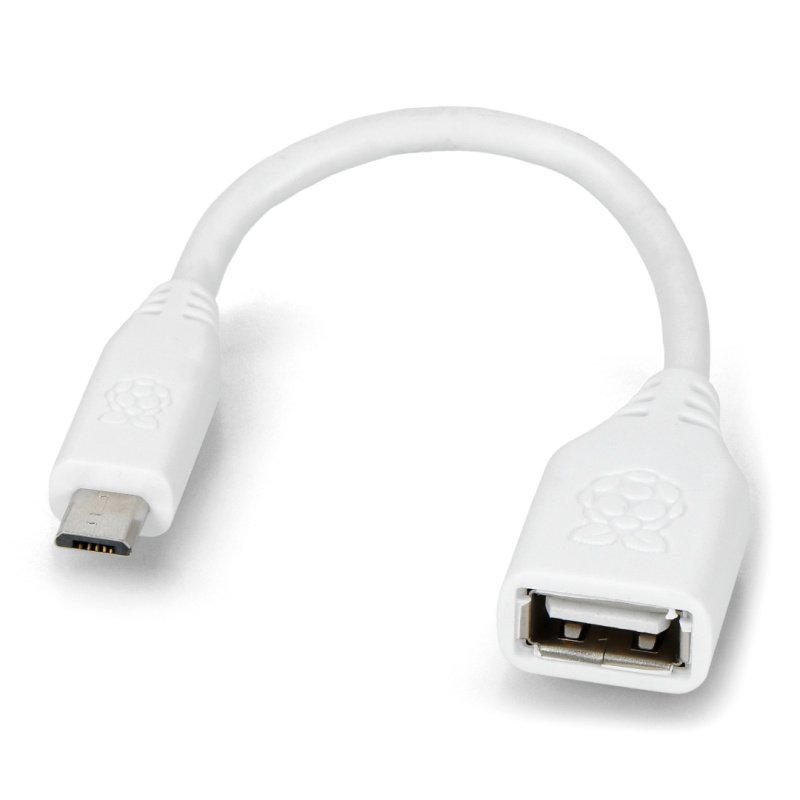 OTG Host microUSB - USB kabel 15cm - originální adaptér pro