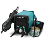 Pájecí stanice 2v1 a pájecí hroty Yuihua 995D s ventilátorem v