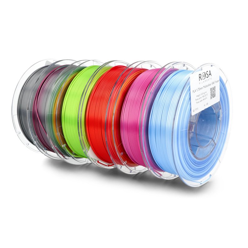 PLA Multicolour Silk 1,75mm Zestaw 6x350g
