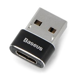 Adapter USB-C do USB-A Baseus 3A (czarny)