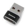Adapter USB-C do USB-A Baseus 3A (czarny) - zdjęcie 1