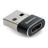Adapter USB-C do USB-A Baseus 3A (czarny) - zdjęcie 4