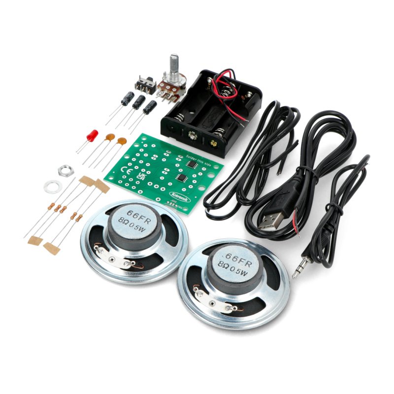 Kitronik 3.5mm Jack - Deluxe Stereo Amplifier Kit