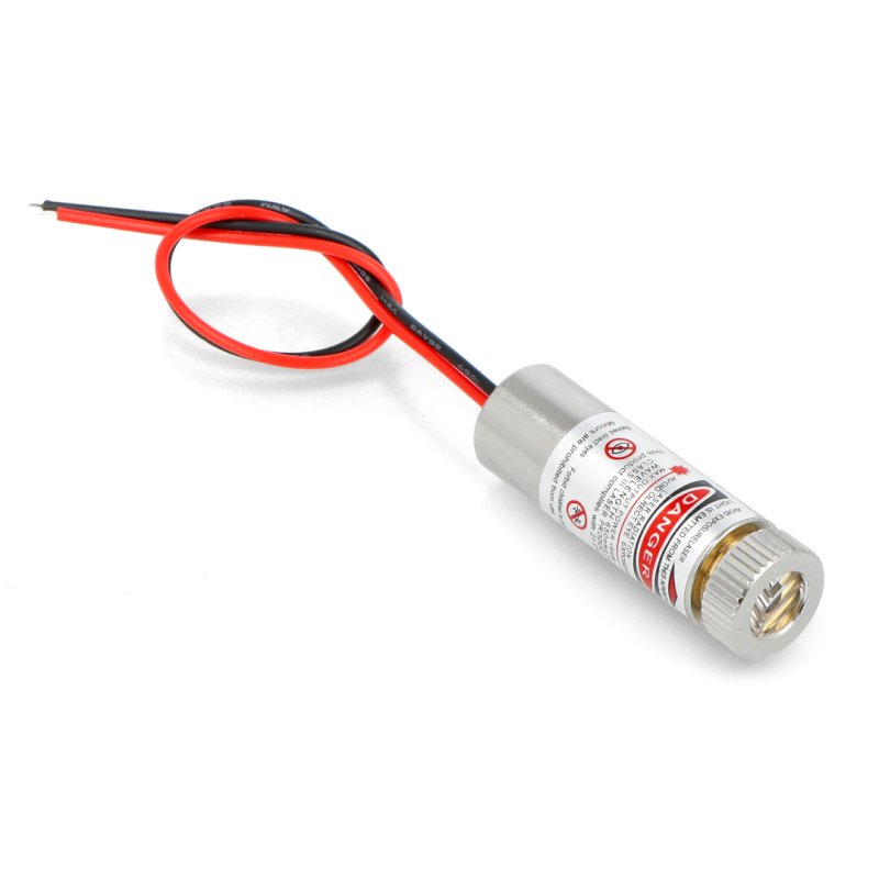 Laserová dioda 1mW červená 650nm 5V - křížová