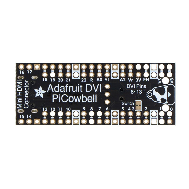 Adafruit PiCowbell DVI Output for Pico - Works with HDMI Display