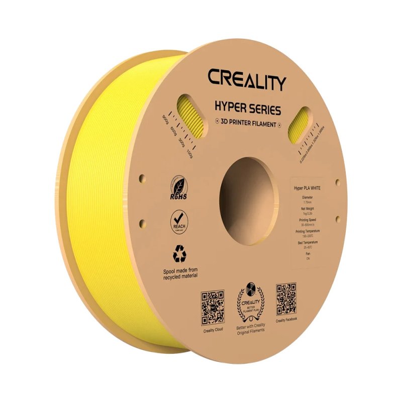 Filament Creality Hyper PLA Yellow_1kg
