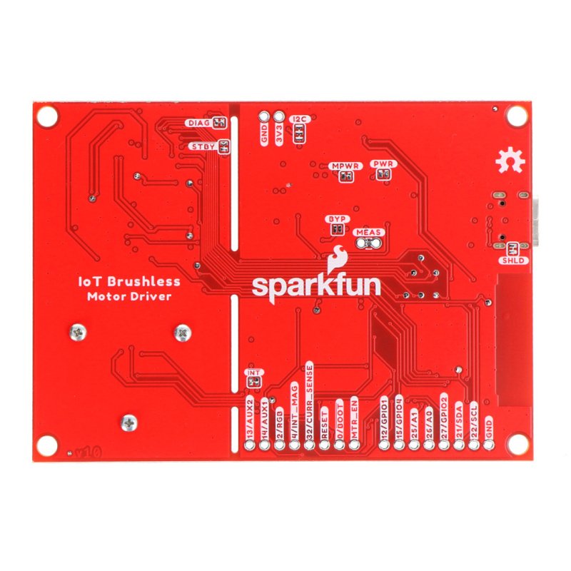 SparkFun IoT Brushless Motor Driver (ESP32 WROOM, TMC6300)