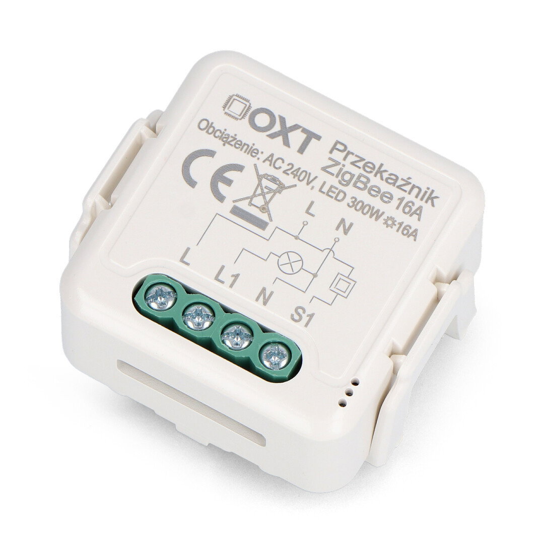 Moduł OXT mini przekaźnik 1 obwód 16A ZigBee TUYA SWTZ20