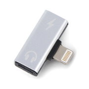 Adapter Akyga AK-AD-64 Lightning (m) / Lightning (f) /
