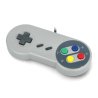 SNES - retro herní ovladač - barevná tlačítka - zdjęcie 1