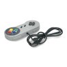 SNES - retro herní ovladač - barevná tlačítka - zdjęcie 3