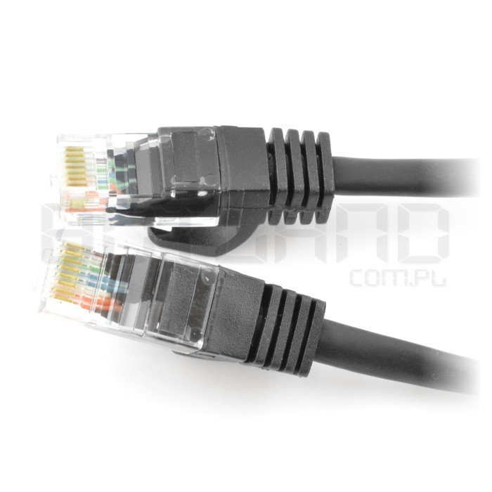 Síťový kabel Ethernet Patchcord UTP 5e 3 m - červený