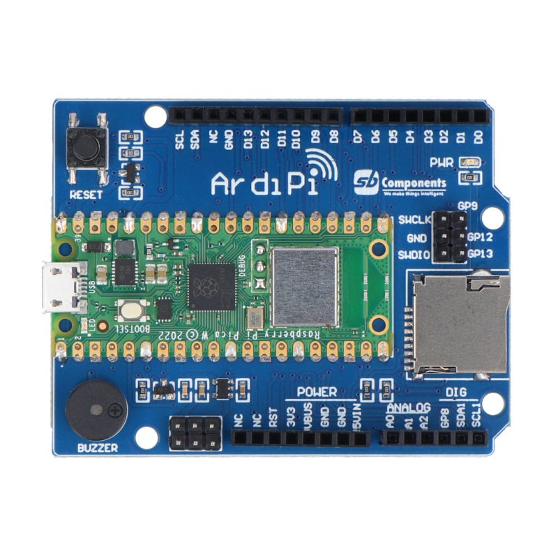 ArdiPi - Uno R3 Alternative Board Based on Pico W