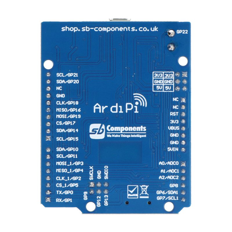 ArdiPi - Uno R3 Alternative Board Based on Pico W