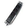 LISTWA ZASILAJĄCA RACK PDU 10" LANBERG 1U 16A 2M 3X 230V PL - zdjęcie 1