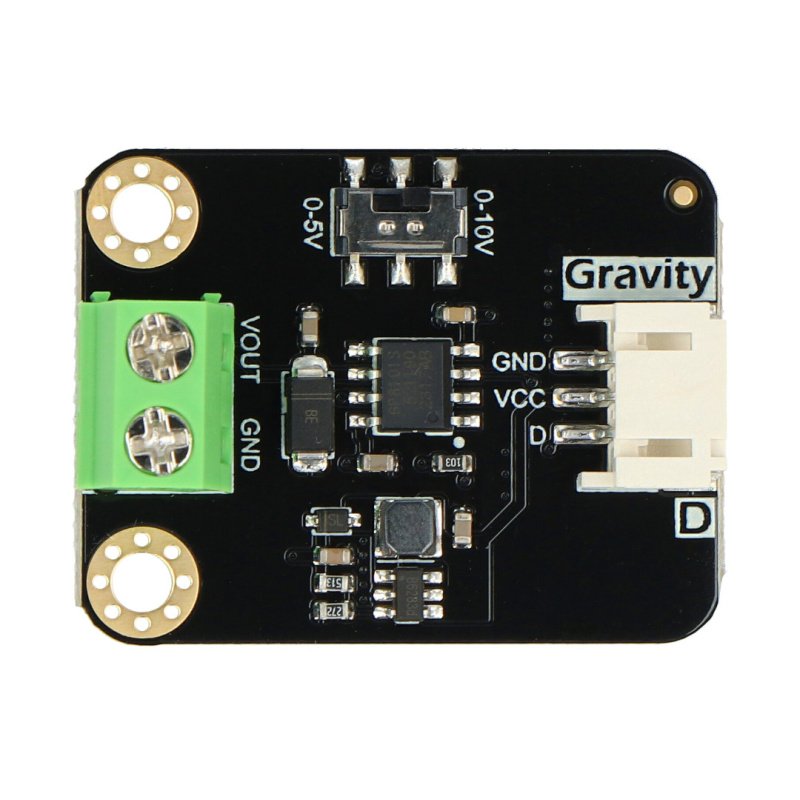 Gravity: GP8101S 1-Channel PWM to 0-5V/10V DAC Module