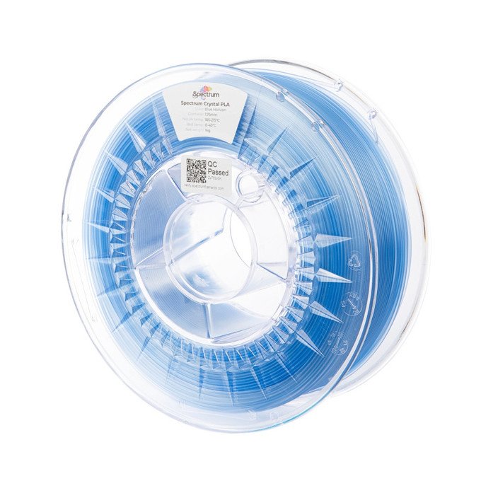 Filament PLA Crystal 1.75mm BLUE HORIZON 1kg