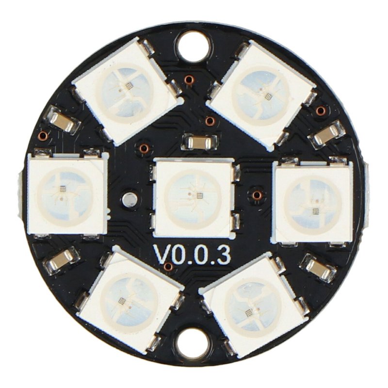 RGB LED prsten 7 x WS2812 5050