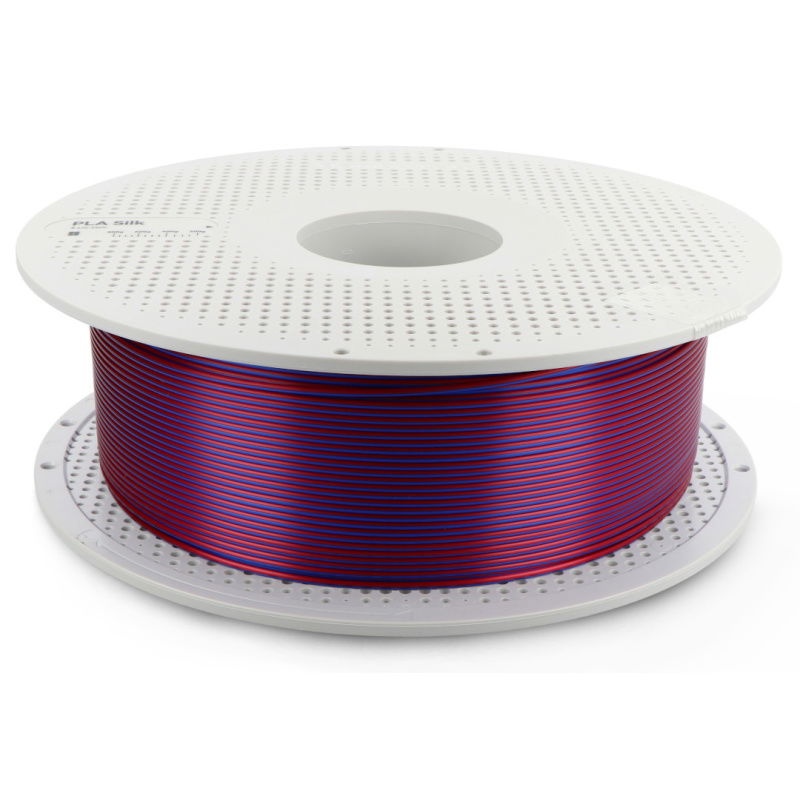 Bambu PLA Silk - Midnight Blaze (Blue-Red) - with Bambu