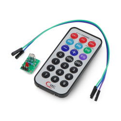 Dálkový ovladač NEC 38kHz IR + přijímač 1838T IR + modul a kabely